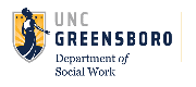 Department of Social Work and Gerontology Program at The University of North Carolina at Greensboro (UNCG) Logo