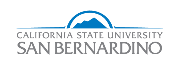 California State University, San Bernardino (CSUSB) Logo