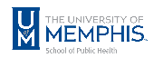 The University of Memphis - School of Public Health Logo