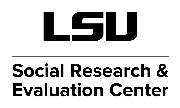 Louisiana State University Social Research and Evaluation Center Logo