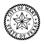 City of Mart Logo