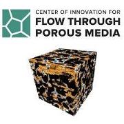 Center of innovation for flow through porous media Logo