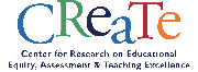 The Center for Research on Educational Equity, Assessment and Teaching Excellence (CREATE) at the University of California, San Diego Logo