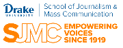 Drake University School of Journalism and Mass Communication Logo