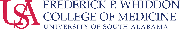 The University of South Alabama Frederick P. Whiddon College of Medicine Logo