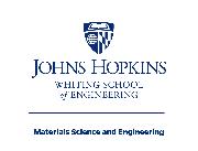 Johns Hopkins University: Whiting School of Engineering: Department of Materials Science and Engineering Logo