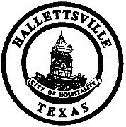 City of Hallettsville Logo