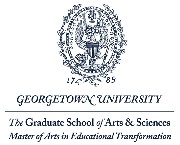 Georgetown University MA in Educational Transformation Logo