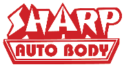 Sharp Auto Body Logo