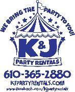 K&J Party Rentals Logo