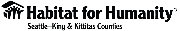 Habitat for Humanity - serving King & Kittitas Counties Logo