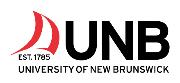 University of New Brunswick Logo