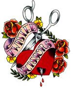 Twisted Scissors Chicago Logo