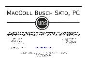 MacColl Busch Sato, PC Logo