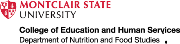 Montclair State University Department of Nutrition and Food Studies Logo