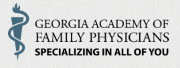 Georgia Academy of. Family Physicians Logo