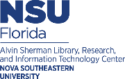 Nova Southeastern University Alvin Sherman Library Logo