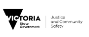Department of Justice and Community Safety Victoria Logo