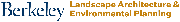 University of California, Berkeley Department of Landscape Architecture & Environmental Planning Logo