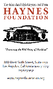 The John Randolph Haynes and Dora Haynes Foundation Logo