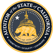 California State Auditor California State Auditor