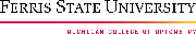 Ferris State University Michigan College of Optometry Logo