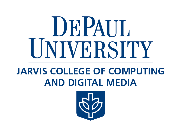 DePaul University, Jarvis College of Computing and Digital Media Logo