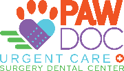 Paw Doc Urgent Care + Surgery... Logo