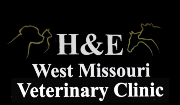 H&E West Mo Vet Clinic Logo