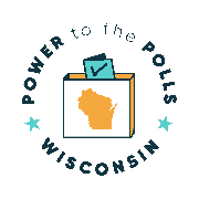 Power to the Polls Wisconsin Logo