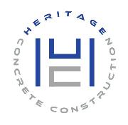 Heritage Concrete Construction... Logo