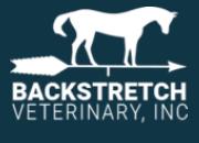 Backstretch Veterinary Inc. Logo