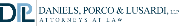 Daniels, Porco, and Lusardi Logo