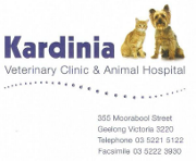 Kardinia Veterinary Clinic Logo
