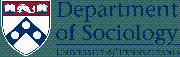 University of Pennsylvania- Department of Sociology Logo