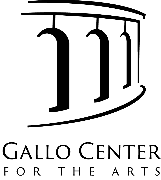 Gallo Center for the Arts via TOC Arts Partners Logo