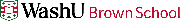 Washington University - Brown School Logo