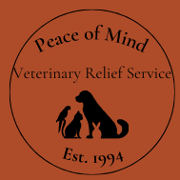 Peace of Mind Veterinary Relief Service Logo