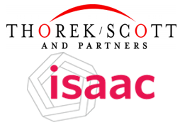 Thorek/Scott and Partners and isaac Logo