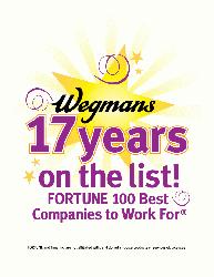 Wegmans Food Markets, Inc.