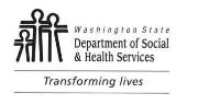 WA State Department of Social and Health Services Logo