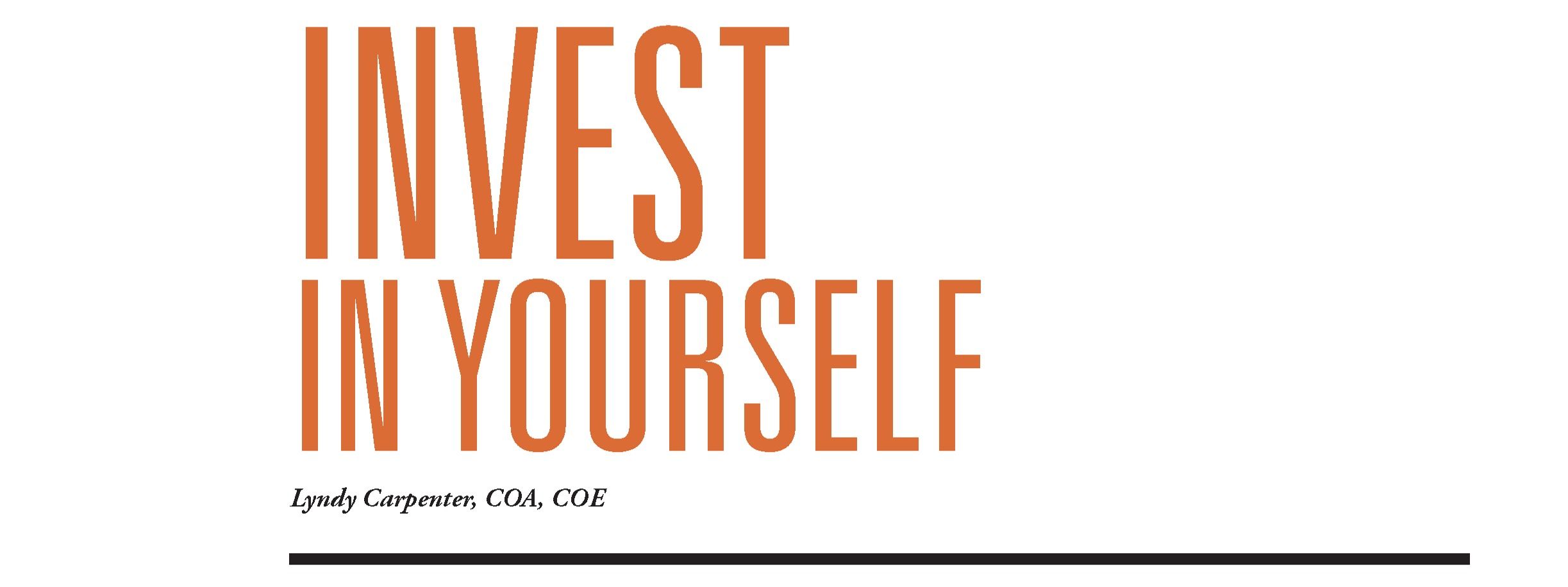 Invest In Yourself