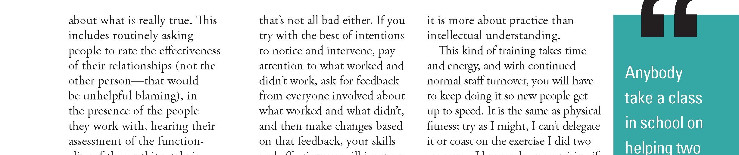 Anybody take a class in school on helping two people work through a difference effectively? Me neither. This is tragic.