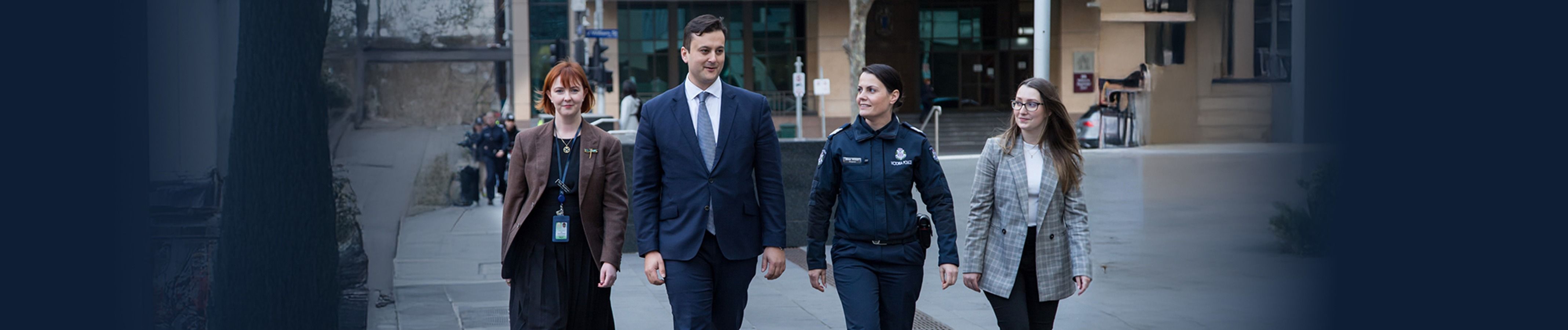 Being a lawyer for Victoria Police can be fast paced, varied and rewarding. The LIJ spoke to four lawyers working in the legal services department.