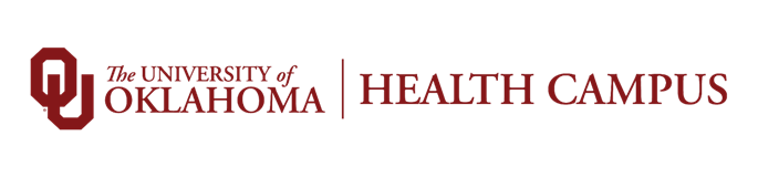 Interlocking O U, The University of Oklahoma, Health Campus website wordmark.